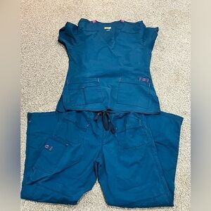 Women's Teal Scrub Set